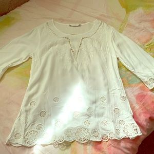 White solitaire shirt